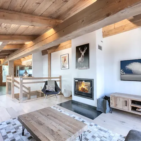 Апартаменты Le Cedron, Demi-chalet Centre Pieton Межев